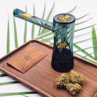 Wholesale Marley Natural Smoked Glass Bubbler